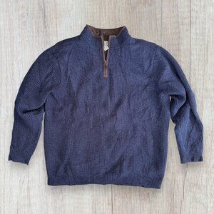 L.L.Bean Waterfowl Merino Wool Windstopper Quarter Zip Sweater Gore-Tex XL Tall